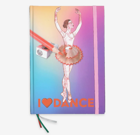 A5 Lined Notebook With Dancer Image